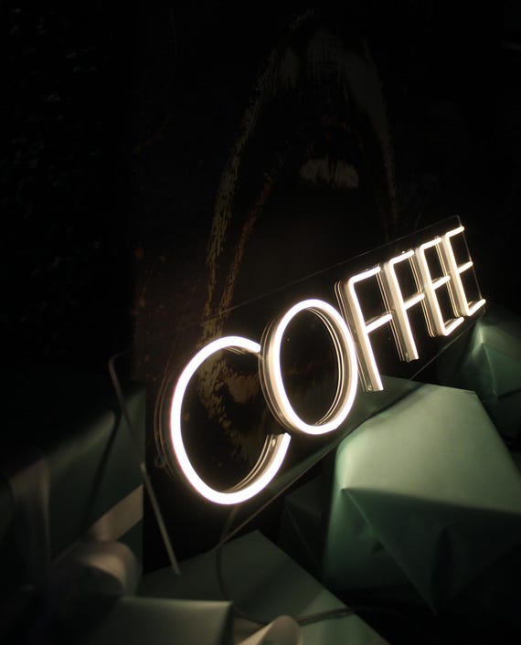 Custom Coffee Neon Sign, Coffee Shop Decor, LED Night Light