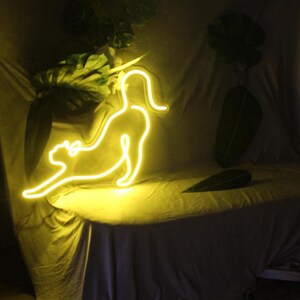 Cat Neon Sign – Custom LED Wall Art for Cat Lovers, Home or Office Decor, Сat themed gifts,  Pet owner present