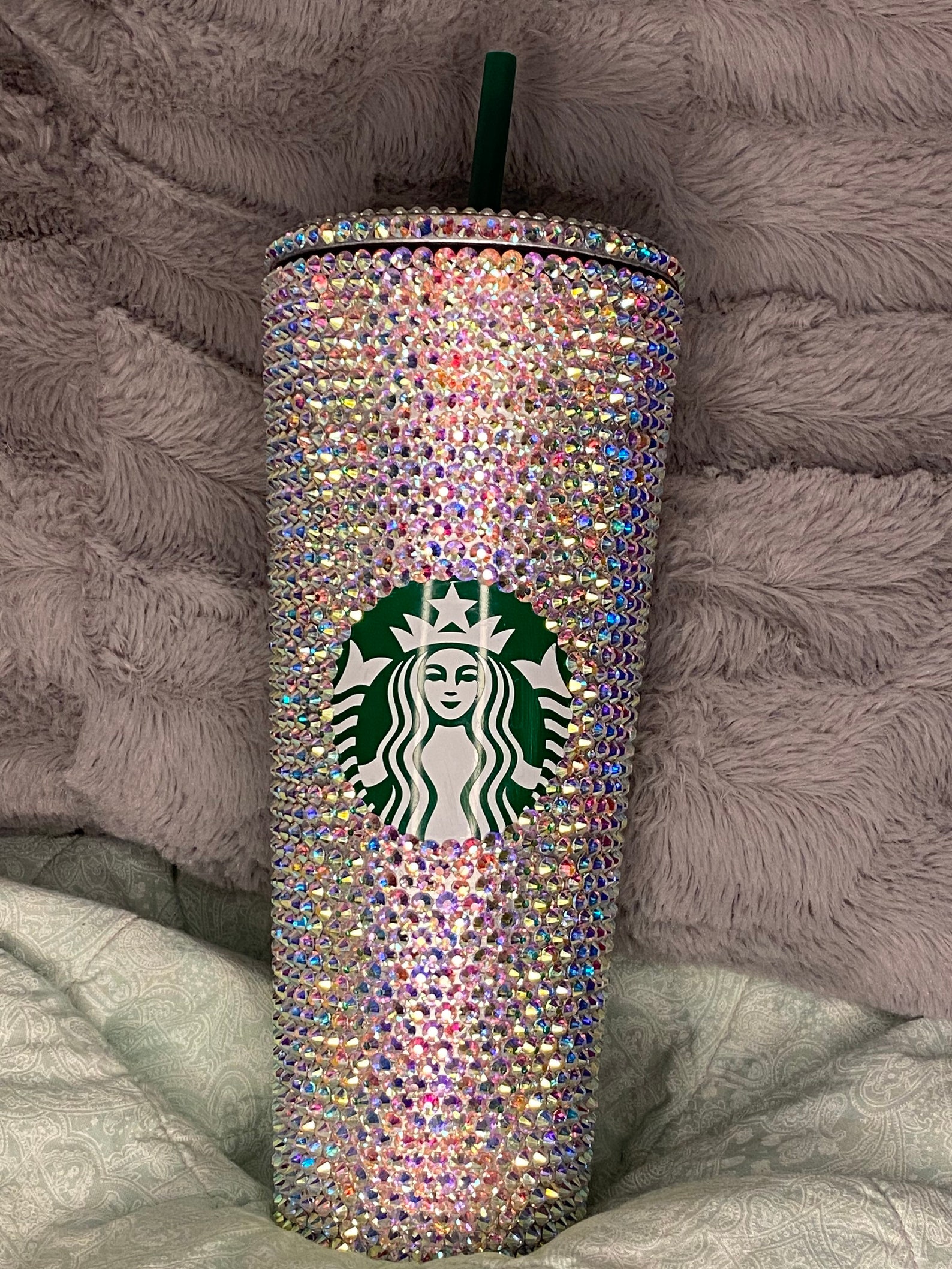 24oz Bling Starbucks TumblerRhinestone Starbucks CupBling Etsy