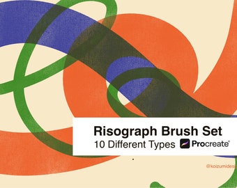 Risograph Procreate 10 penselenset