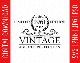 Download Vintage 1961 Svg Etsy