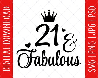 Download 21st Birthday Svg Etsy
