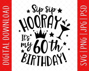 Download 60th Birthday Svg Etsy