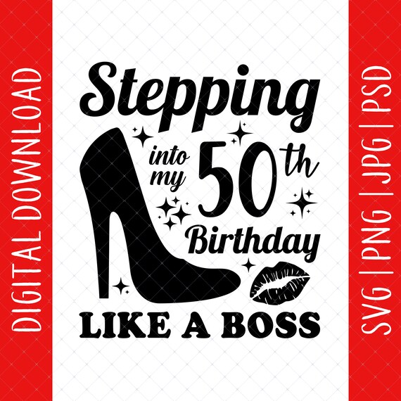 Birthday Gifts For Women  Stepping Into My 50th Birthday With