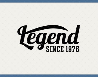 Legend Since 1976 50th Birthday Digital Download - 50th Birthday Gift For Men Women, 50th Birthday Invitations, 50th Birthday Decorations