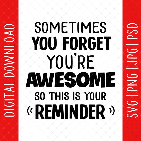 You&rsquo;re Awesome Birthday Friendship Quote Digital Download - Etsy