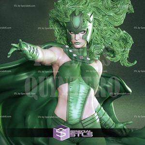The Daughter of Magnetism - High Quality 3D Print - FanArt (Un-Painted)