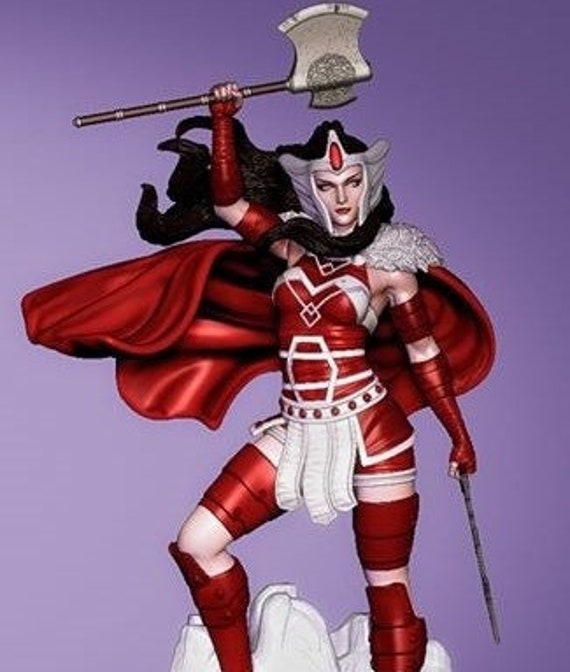 The Asgardian Warrior - High Quality 3D Print - FanArt (Un-Painted)