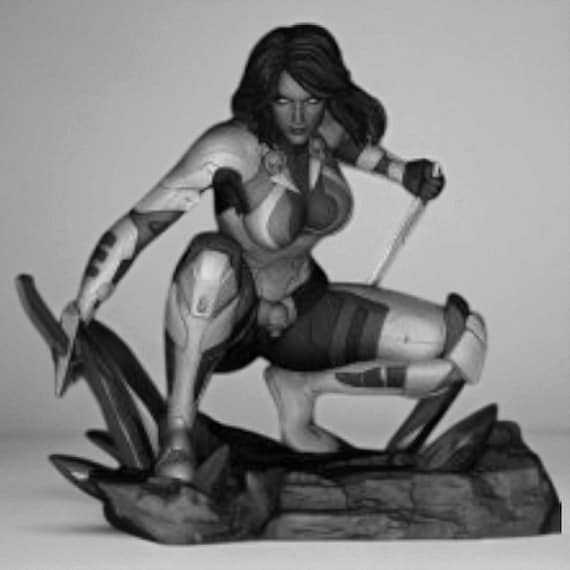 The Daughter of Thanos  - High Quality 3D Print - FanArt (Un-Painted)