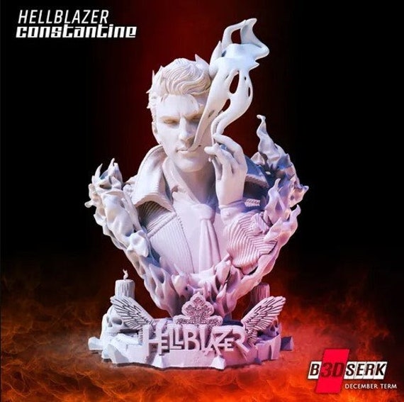 The HellBlazer  - High Quality 3D Print - FanArt (Un-Painted)