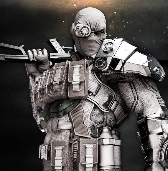 The Dangerously Skilled Marksman - High Quality 3D Print - FanArt (Un-Painted)