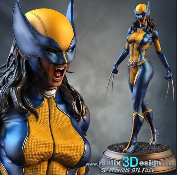 The Daughter of Wolverine - High Quality 3D Print - FanArt (Un-Painted)