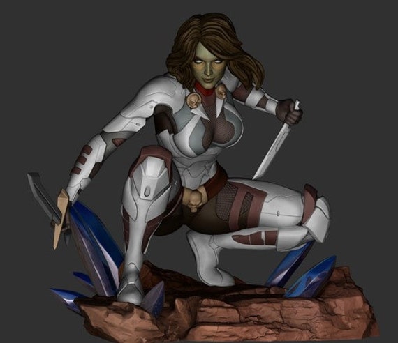 The Daughter of Thanos  - High Quality 3D Print - FanArt (Un-Painted)