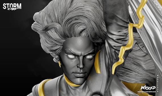 The Goddess of Weather - High Quality 3D Print - FanArt (Un-Painted)