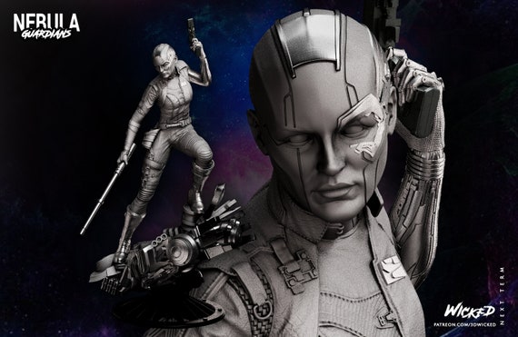 The Daughter of Thanos  - High Quality 3D Print - FanArt (Un-Painted)