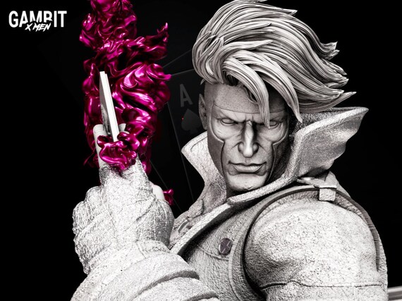 The Mutant of Louisiana, Remy LeBeau - High Quality 3D Print - FanArt (Un-Painted)