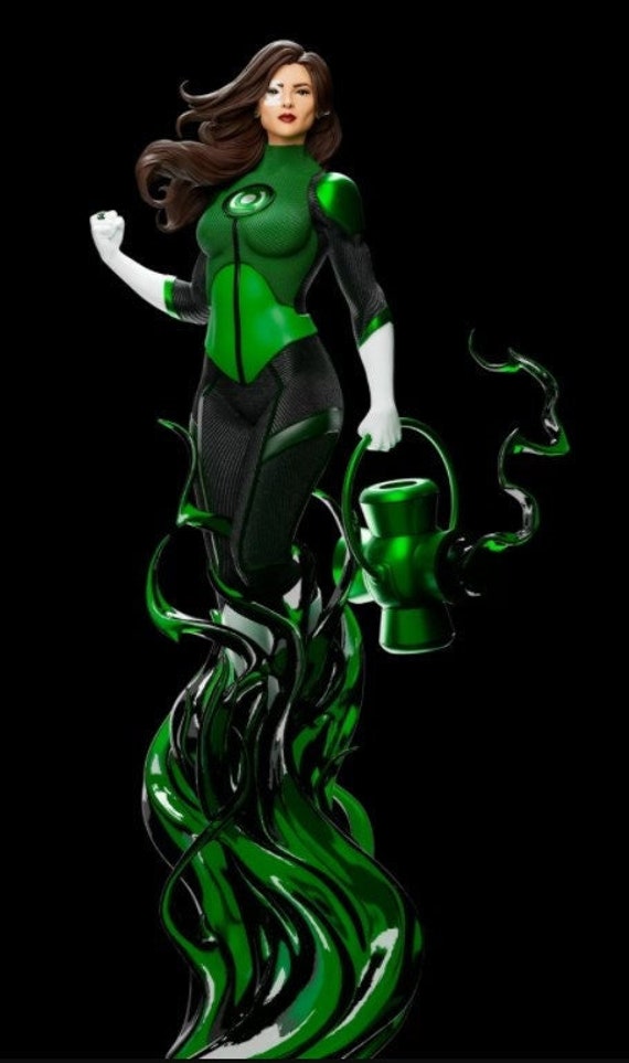 The Emerald Female Guardian of Will - High Quality 3D Print - FanArt (Un-Painted)