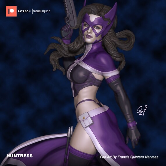 The Huntress - High Quality 3D Print - FanArt (Un-Painted)
