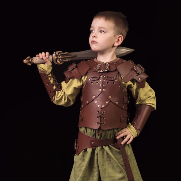 Kid Armor - Chibi Rogue-kostuum Little Warrior