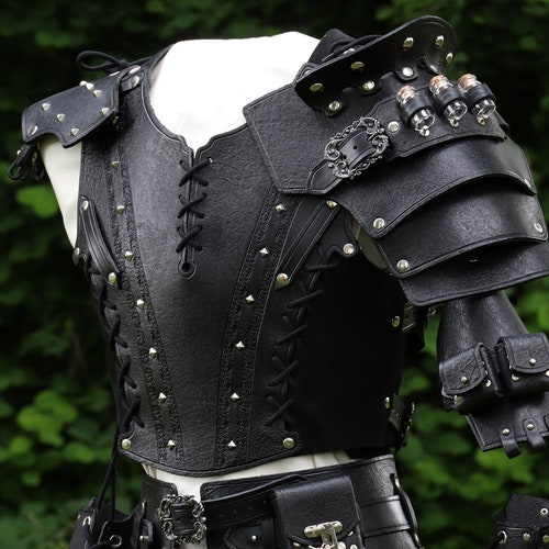 Witcher Rogue Armor With Tasset and Pair of Bracers - Etsy