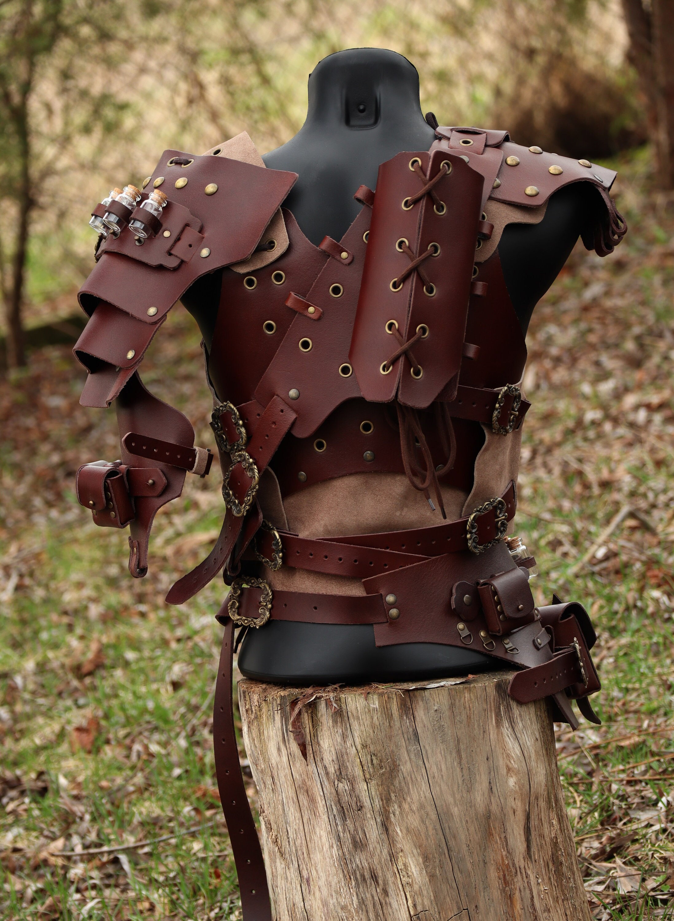 Carquois Médiéval En Cuir Pour Arc Et Flèches – Accessoire Cosplay Viking Et Celtique – Bandoulière Réglable – Homme Et Femme – Tir à L’arc, Chasse, Déguisement