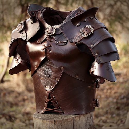 Rogue Leather Armor Chest Piece LARP Costume. Etsy