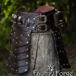 Tasset Belt - Larp leather armor - Hero Belt