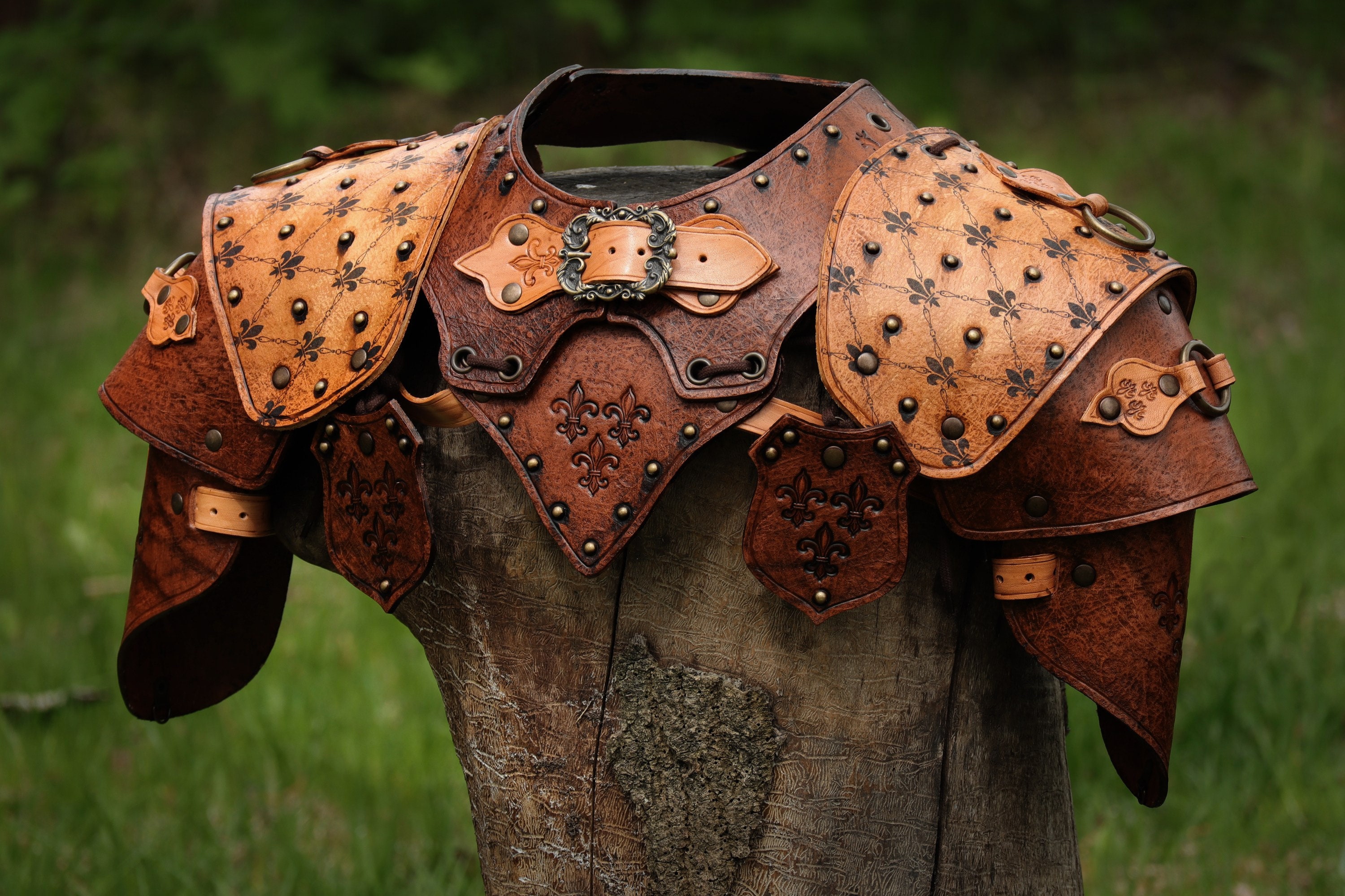 Temerian Leather Armor Costume for LARP Etsy