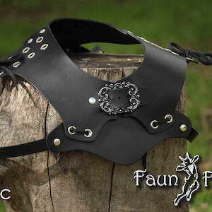 Gorget Leather Armor Part of Rogue Set Costume