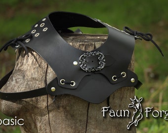 Gorget Leather Armor Part of Rogue Set Costume