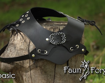 Gorget Leather Armor Part of Rogue Set Costume