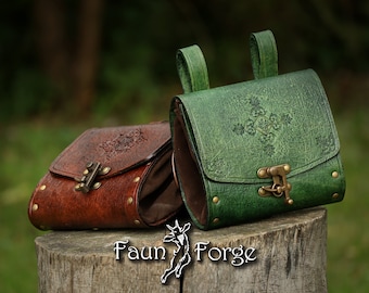 Pyvo Purse - tasche for Larp leather costume