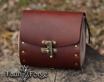 Pyvo Purse 1st Level - tasche for Larp leather costume