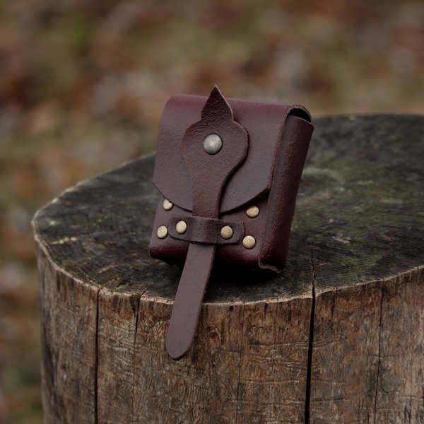 Small Purse Duo - Leather Larp Pouch