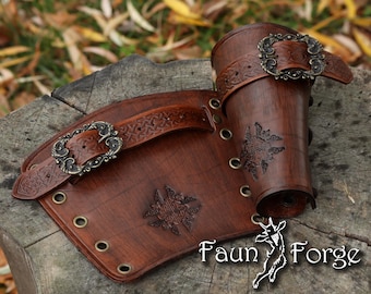 Bracers Rogue leather cuffs