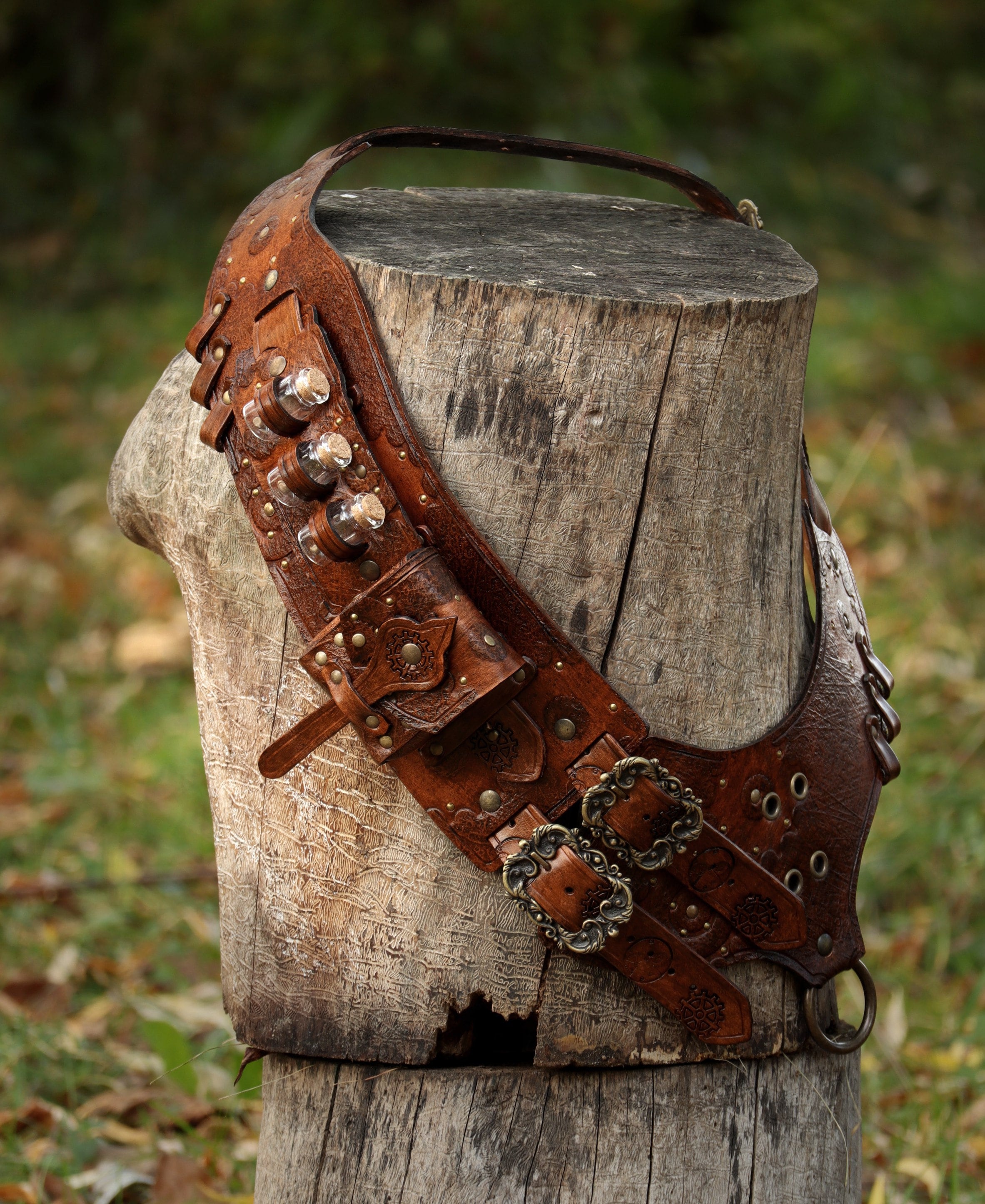 Renaissance Brown Leather, Pirate Brown Leather, Bandolier, Leather  Scabbard, Leather Bandolier, Medieval Scabbard, Bandolier Strap 