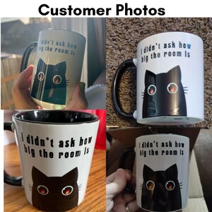 An image showing customer photos unboxing the mug