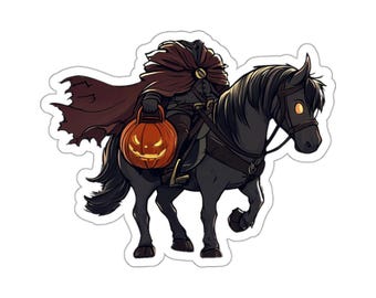 Chibi Headless Horseman Sticker - Legend of Sleepy Hollow
