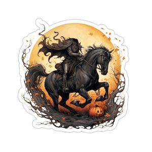 Headless Horseman Sticker III, Legend of Sleepy Hollow, Halloween, Spooky