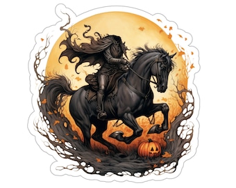 Headless Horseman Sticker III, Legend of Sleepy Hollow, Halloween, Spooky
