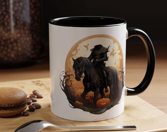 Headless Horseman Coffee Mug: Gothic Halloween Sleepy Hollow