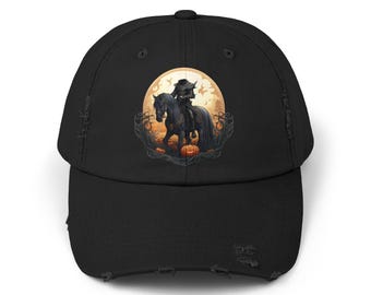 Headless Horseman Unisex Distressed Cap