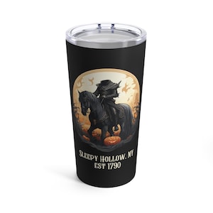 Sleepy Hollow NY Headless Horseman Stainless Steel Insulated Tumbler 20oz