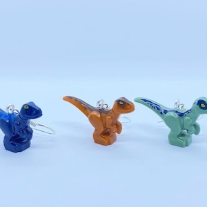 Dinosaur Earrings | Silver Plated | Quirky Gifts | UK Seller
