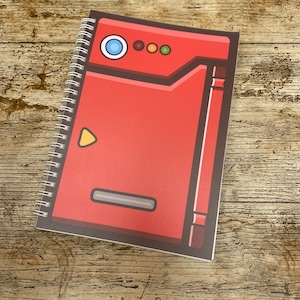 Reusable Dex Sticker Book | A5 Size | Video Game Fans | Gotta Stick Em All