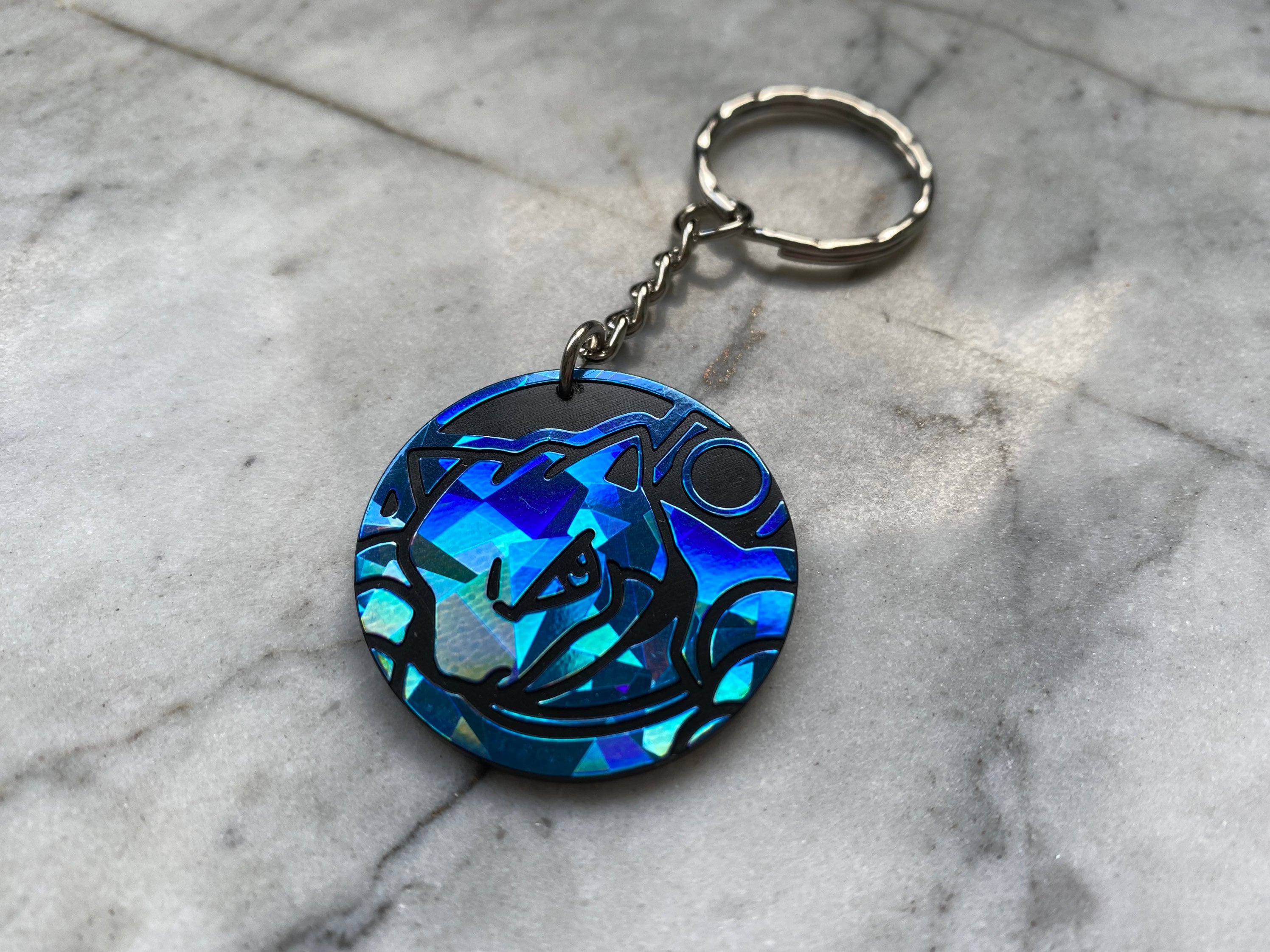 Blastoise Pokemon Keychain Keyring Made With a Genuine Etsy