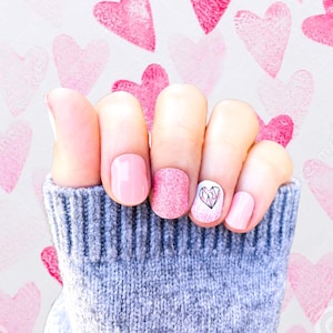 Nail Wraps 100% Nail Polish Stickers Nail Strips Valentines Nail Wraps Don&#39;t Go Breaking My Heart