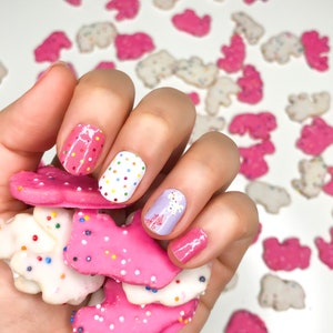 Nail Wraps Nail Polish Stickers Animal Cookies