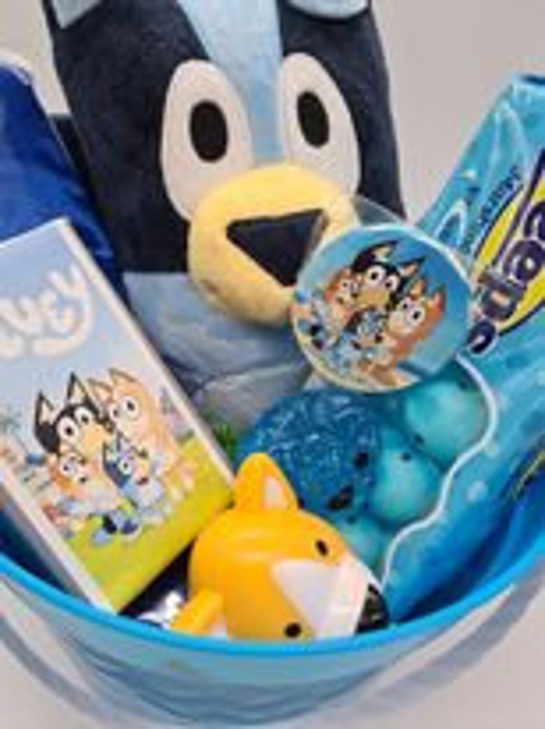 Bluey Themed Easter Basket Paper, Party & Kids Packaging & Wrapping jan