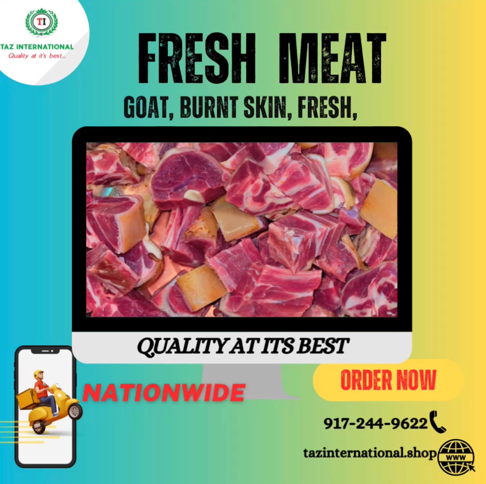 Fresh Halal Goat Meat burnt Skin 4lb Etsy